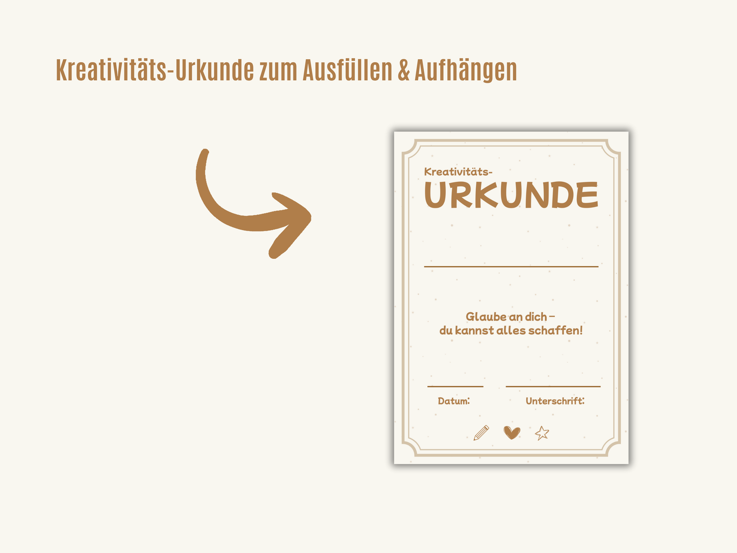 Mein Kreativbuch-Set – Printable für Kinder