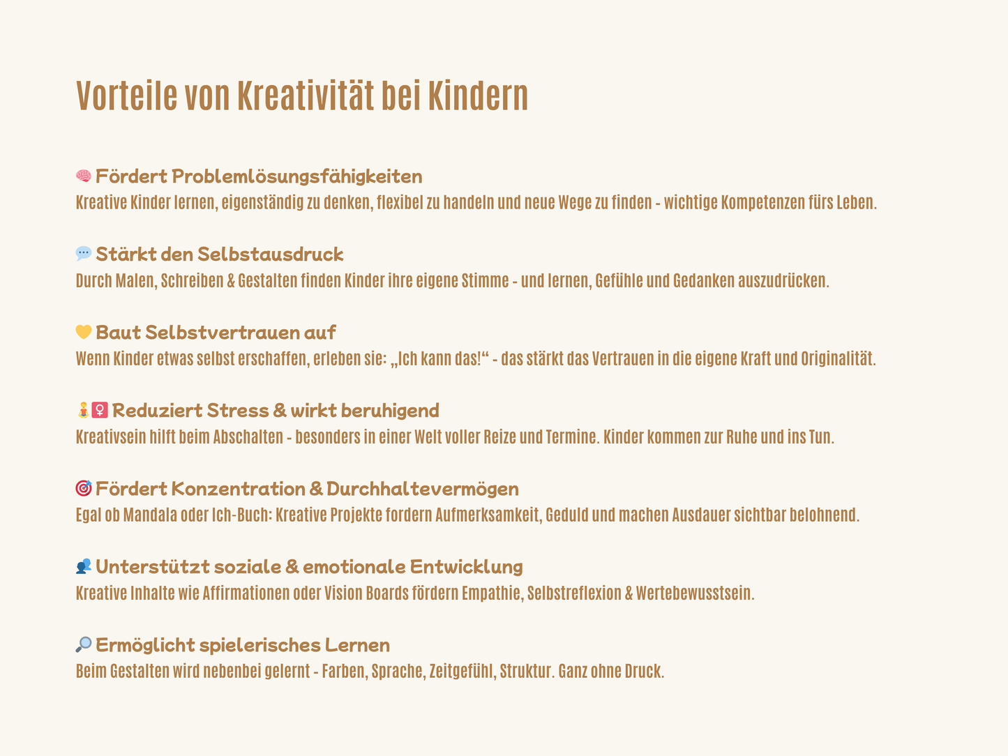 Mein Kreativbuch-Set – Printable für Kinder